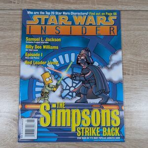 Star Wars Insider #38 1998 The Simpsons Strike Back Bart Vader Cover Magazine